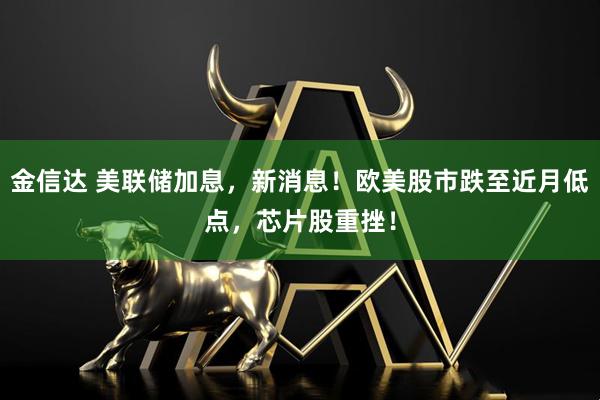 金信达 美联储加息，新消息！欧美股市跌至近月低点，芯片股重挫！
